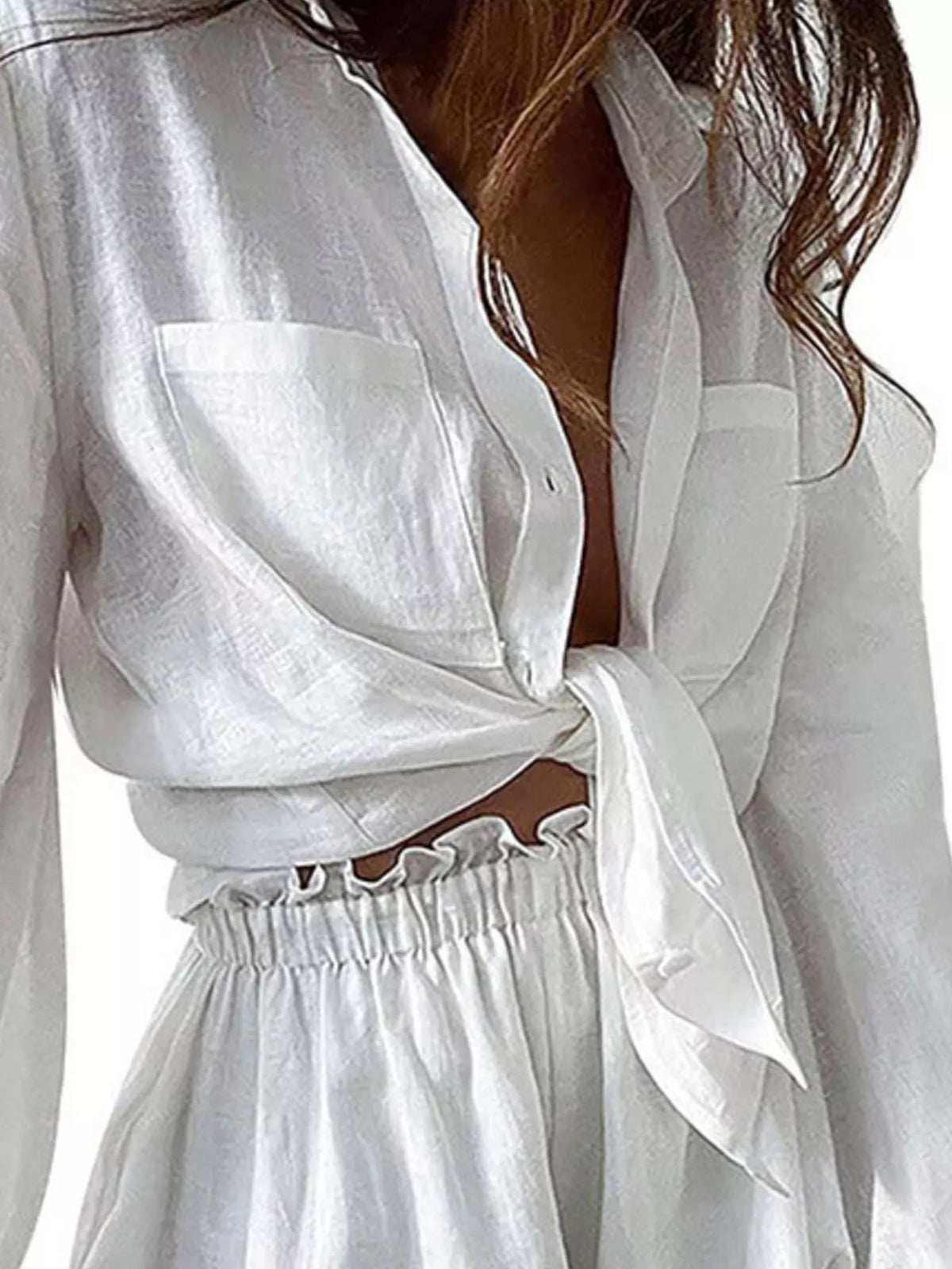 Coordinated set styled casual look