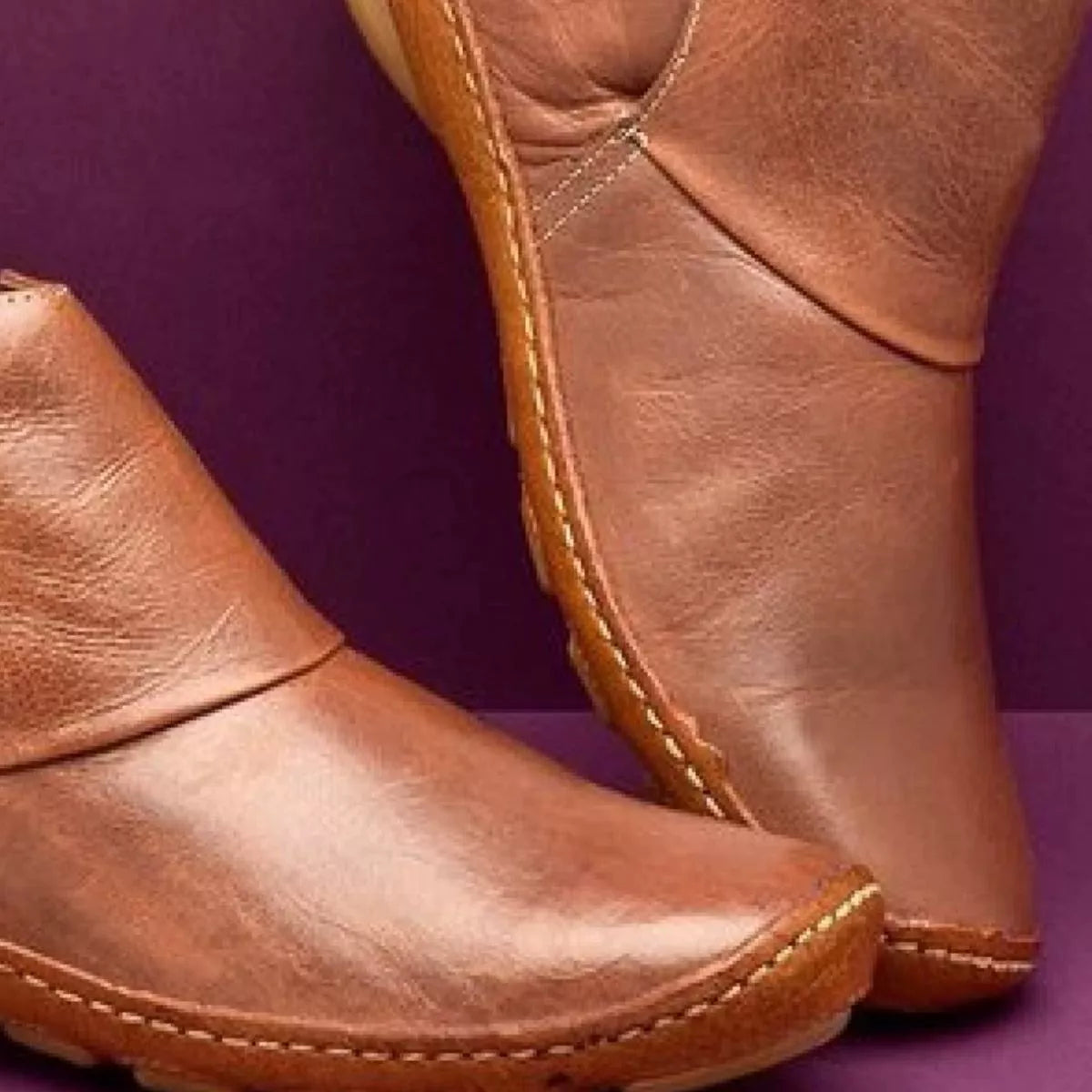 PU Leather Ankle Boots colour detail