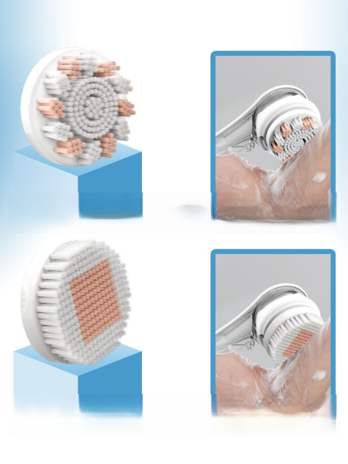 Body brush charging base detail