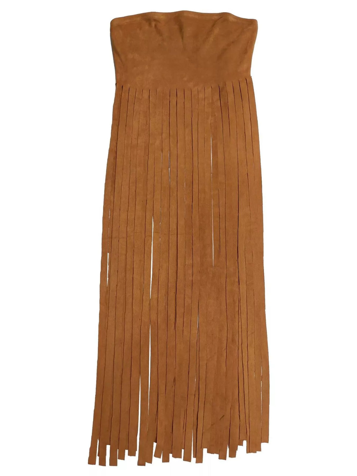 Fringe trim detail of tube top