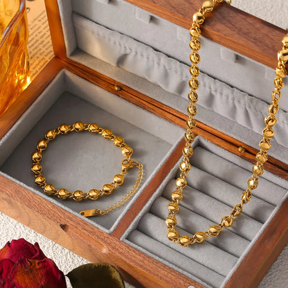 18K Gold-Plated Titanium Steel Bracelet - Fashorio