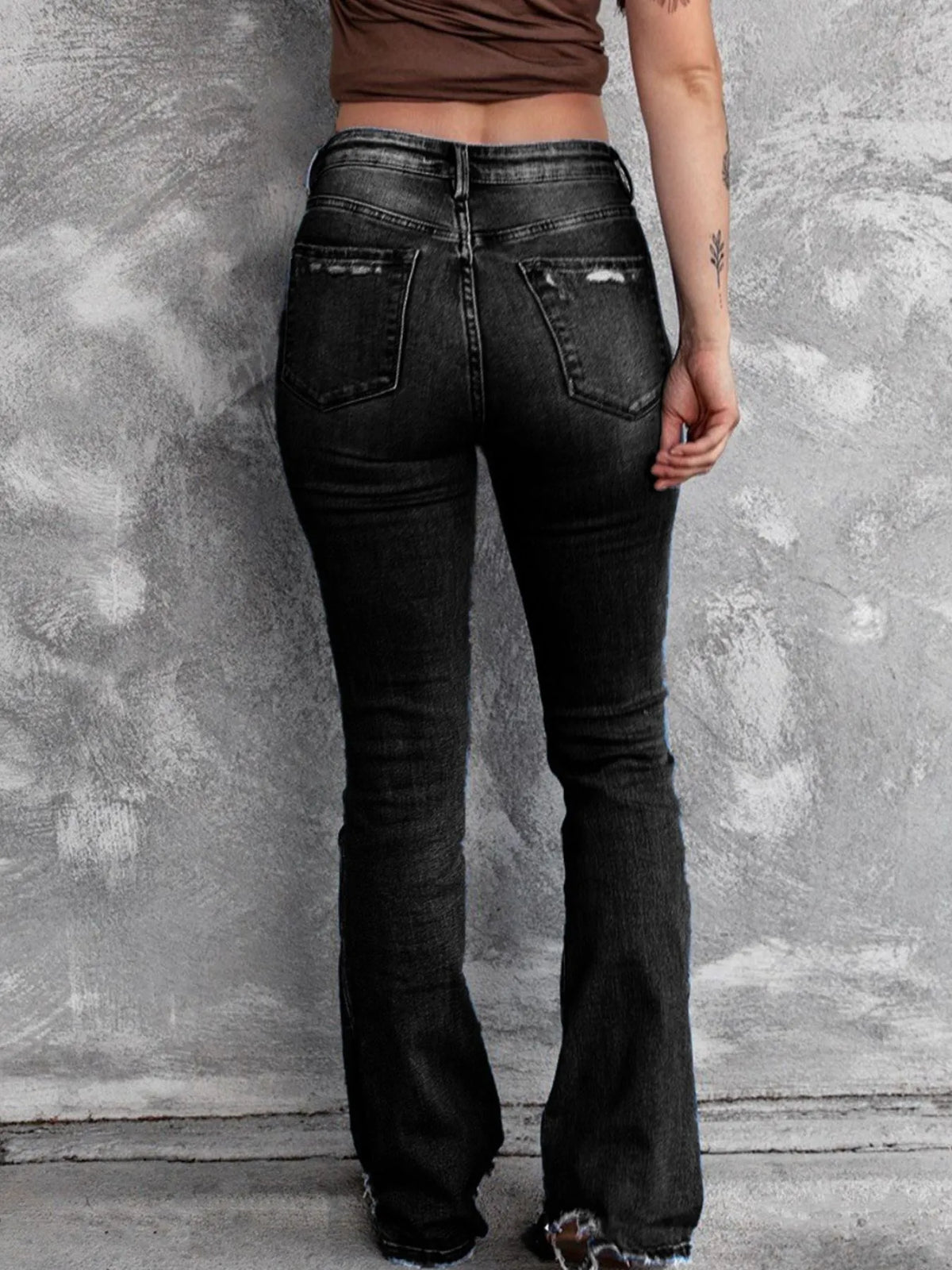 Distressed Flare Jeans, view 11