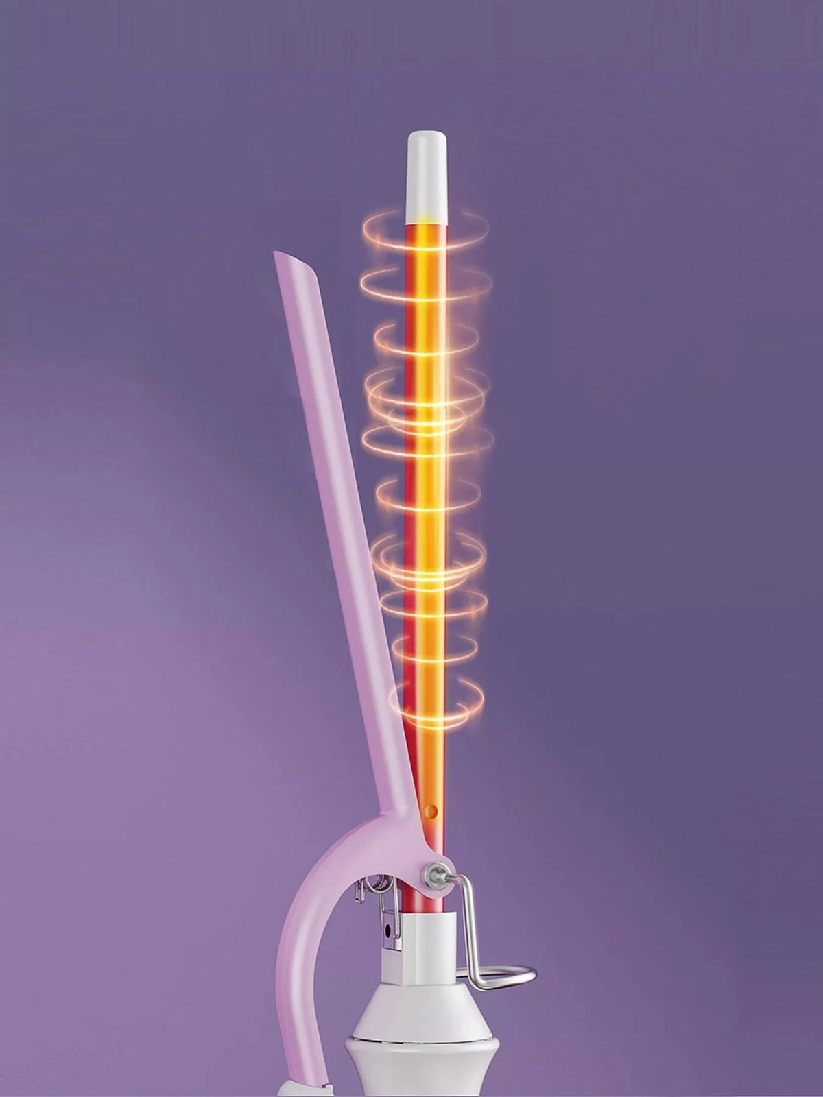 Curling iron temperature display