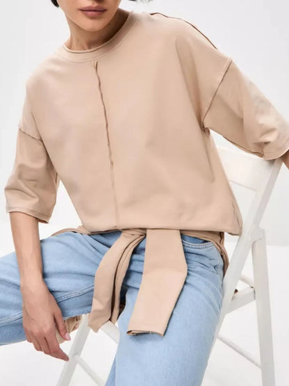 Round Neck Half Sleeve T-Shirt - Fashorio