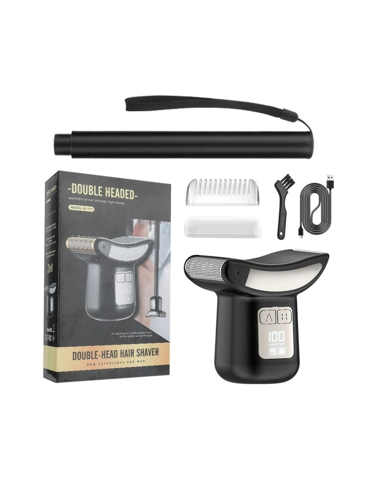 Electric shaver in rose gold