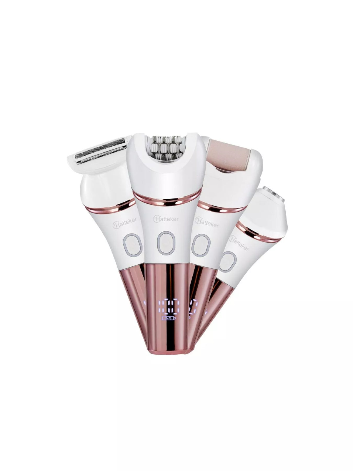 Electric epilator held in hand