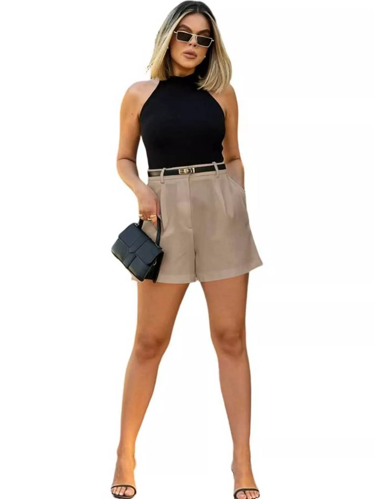 Eudora pleated shorts full color range