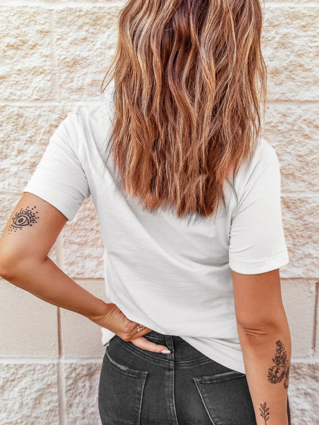 Bowknot Western Round Neck T Shirt - Fashorio