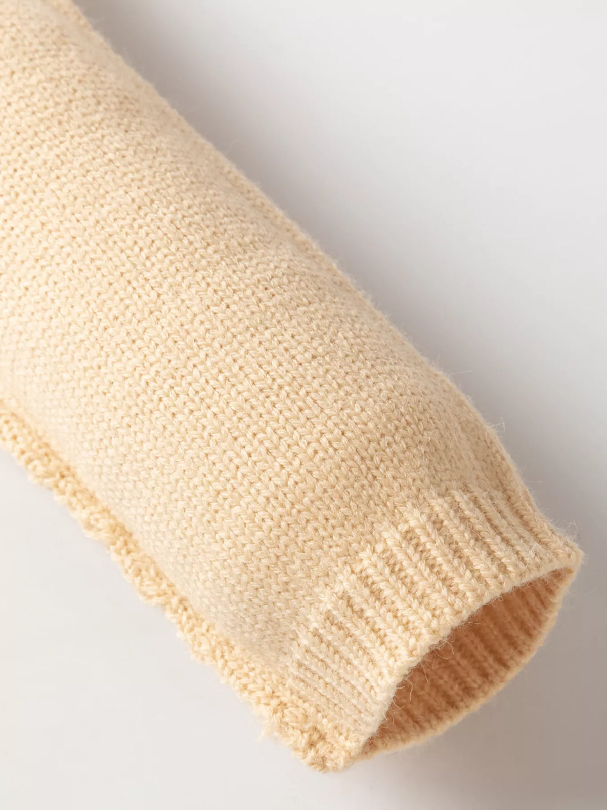 Caramel color block turtleneck drop shoulder sweater styled look