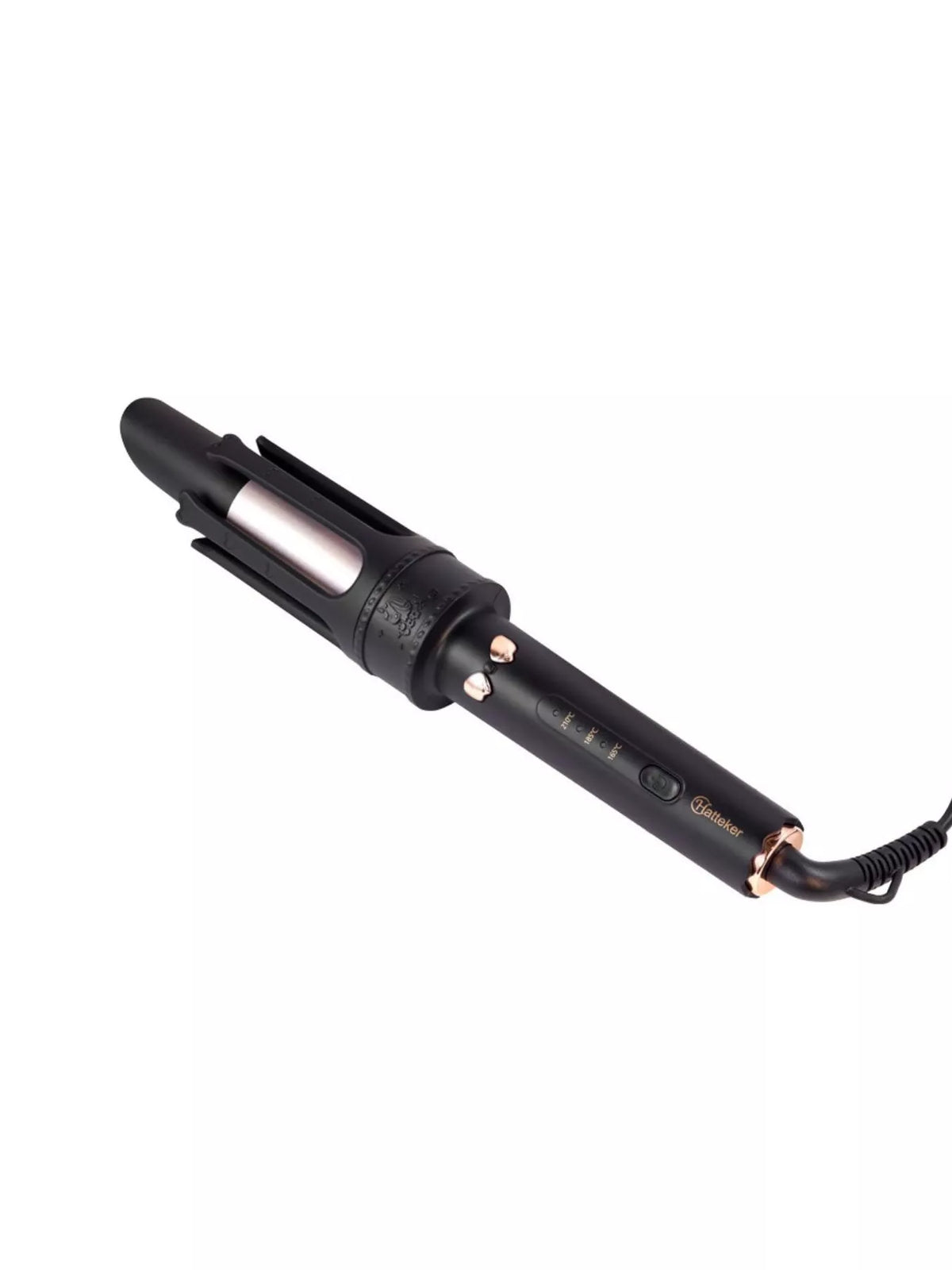 Curling iron temperature display detail