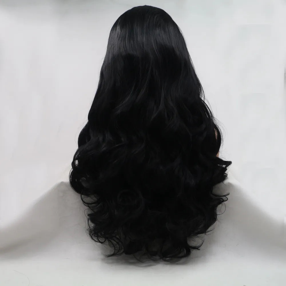 Lace front wig front view