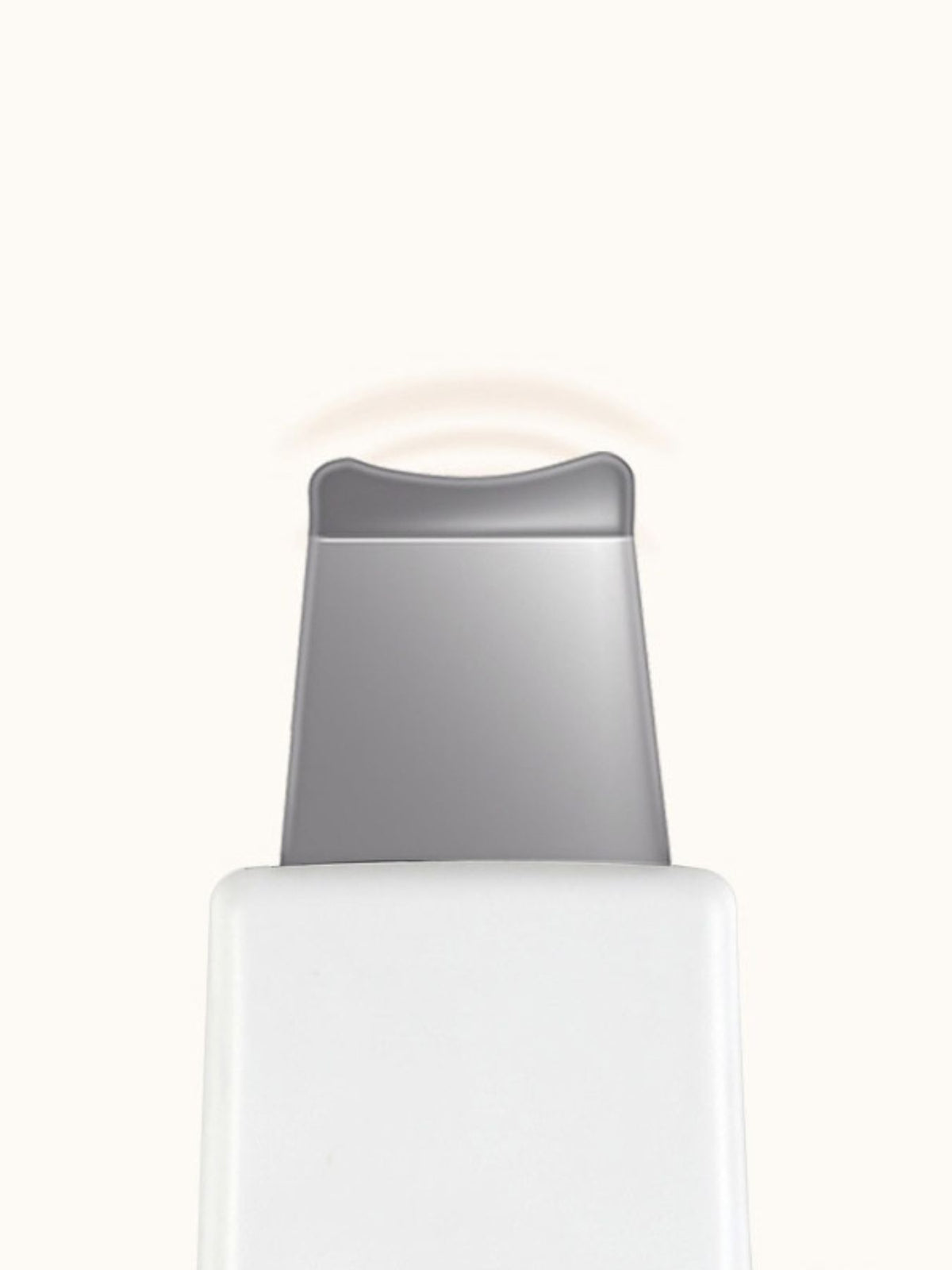 Skin scrubber cleansing the cheek