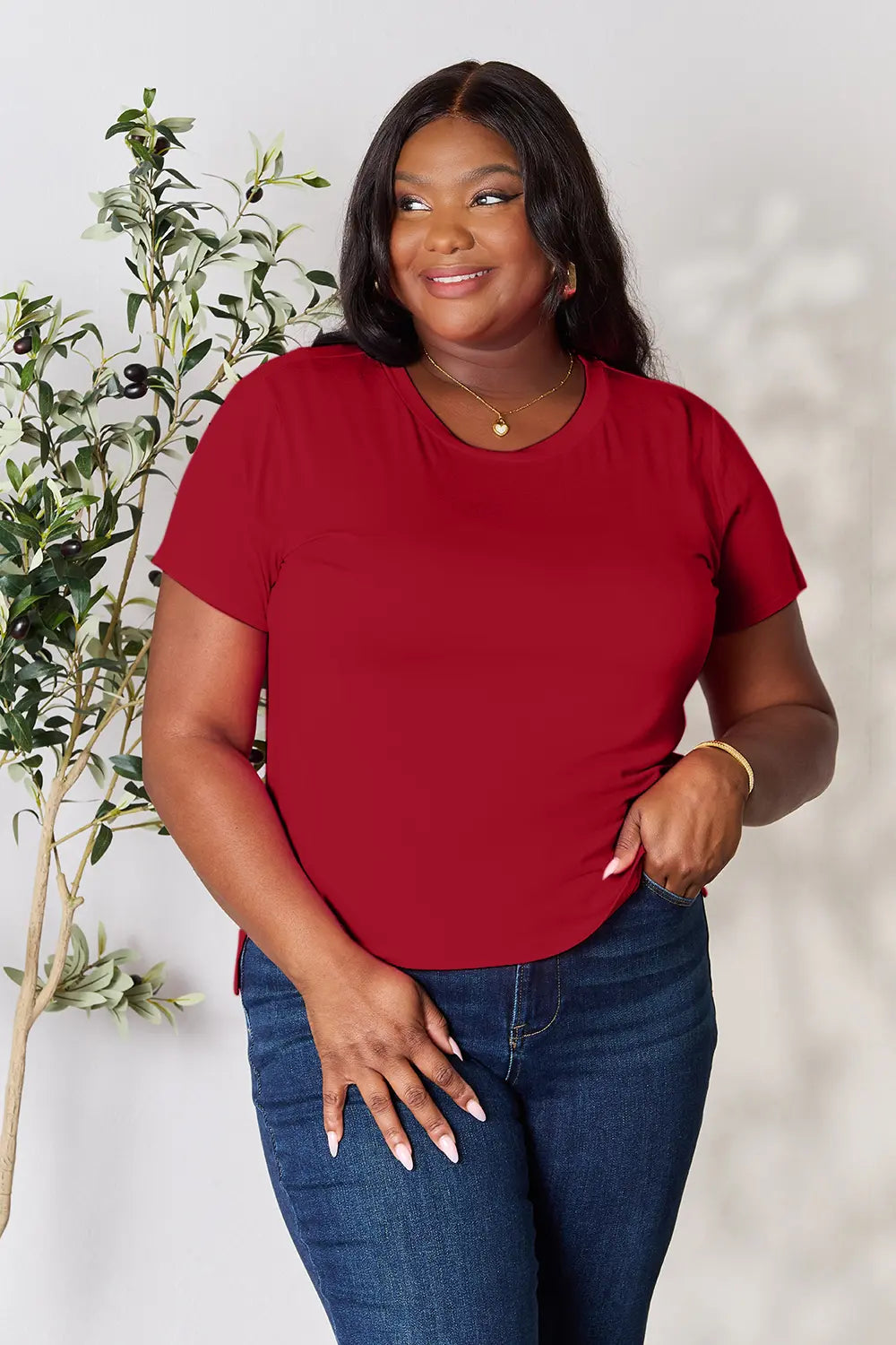 Round Neck Short Sleeve Top, view 19