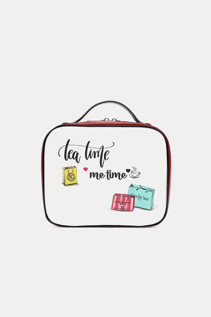 Nicole Lee USA Printed Handbag with Three Pouches - Fashorio