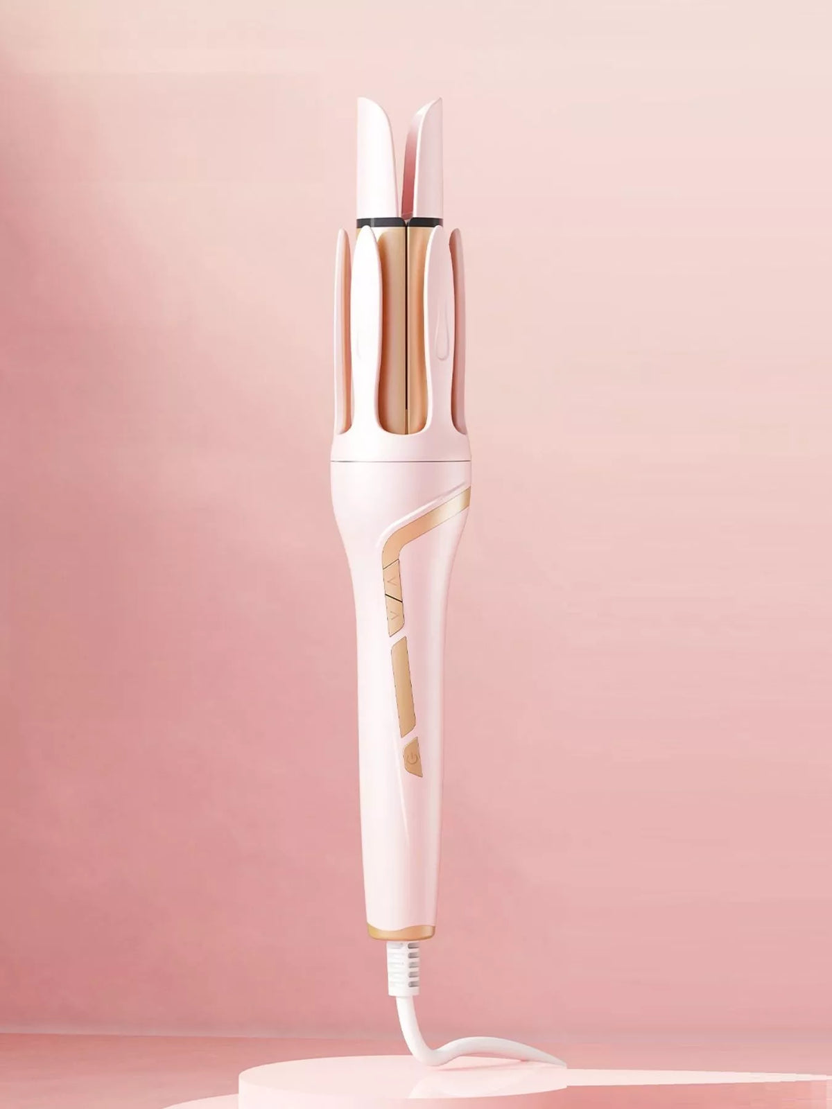 Ceramic curling iron barrel close up