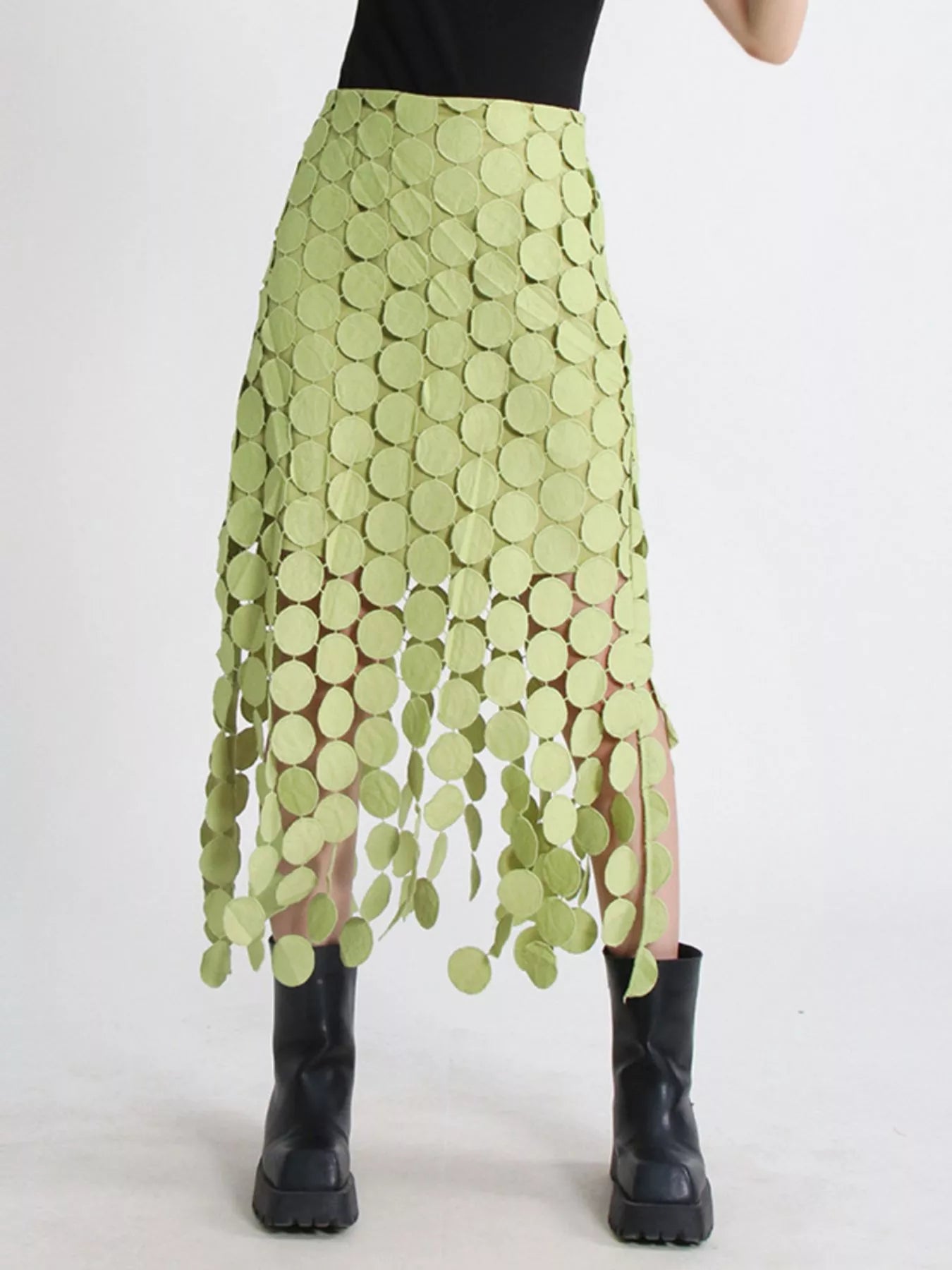 Fringe Midi Skirt - Fashorio