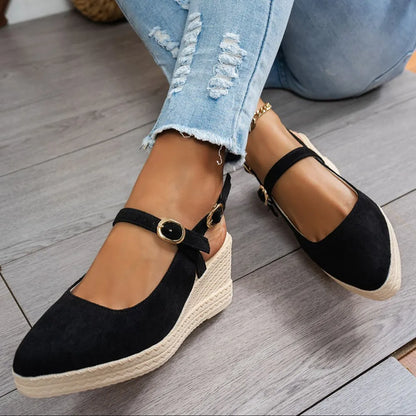 Point Toe Block Heels Pumps - Fashorio