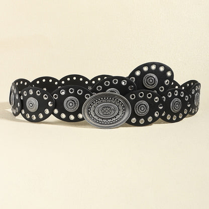 Oval PU Belt - Fashorio