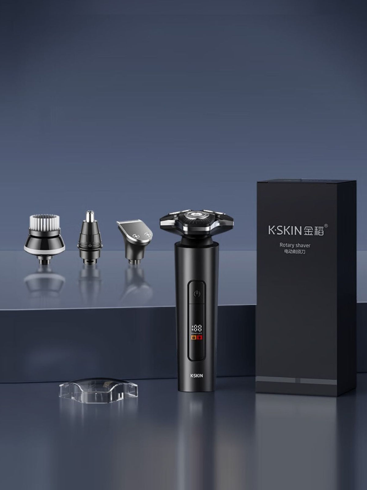 Electric shaver with charging cable