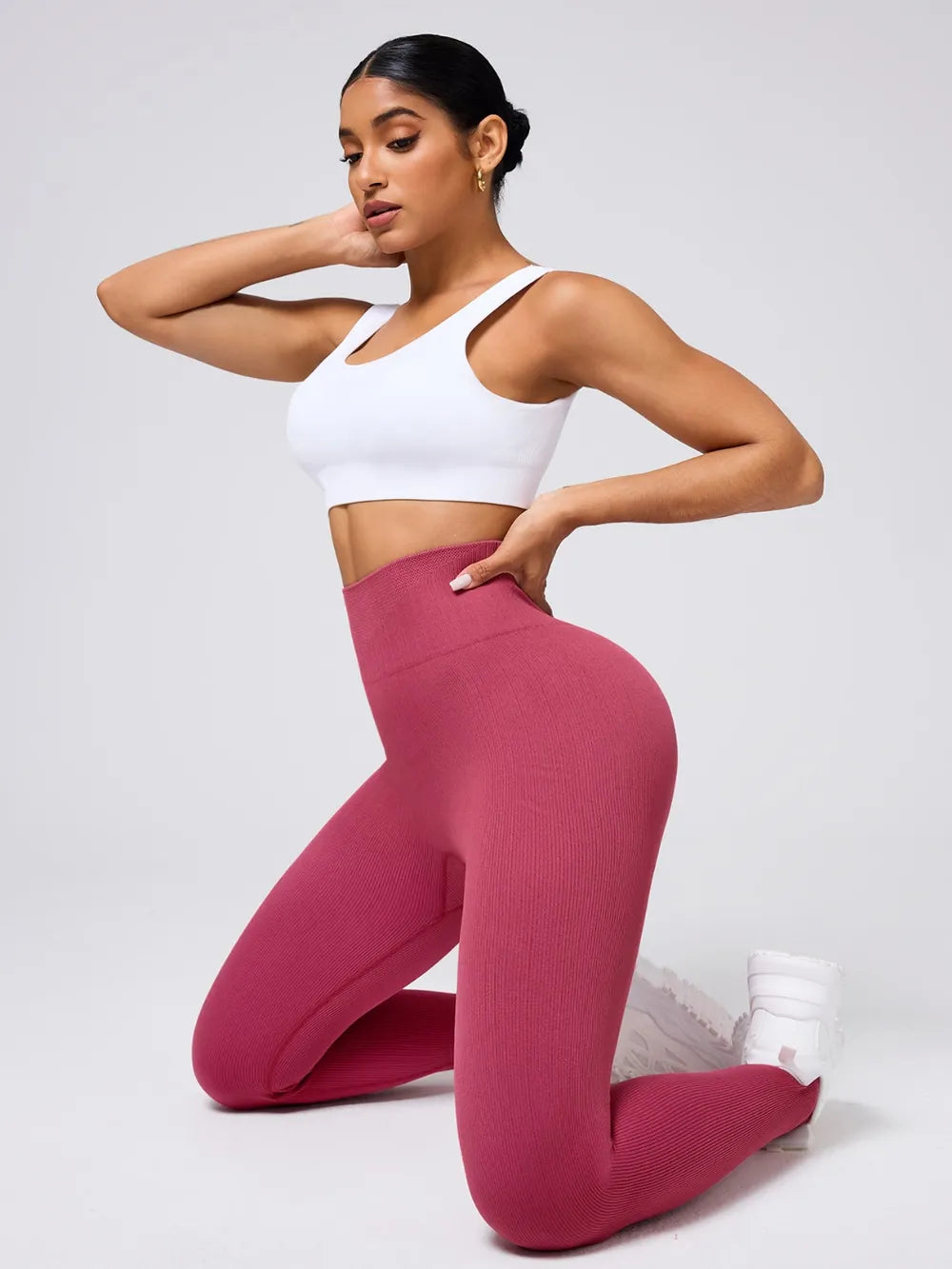 High Waist Stirrup Active Leggings - Fashorio