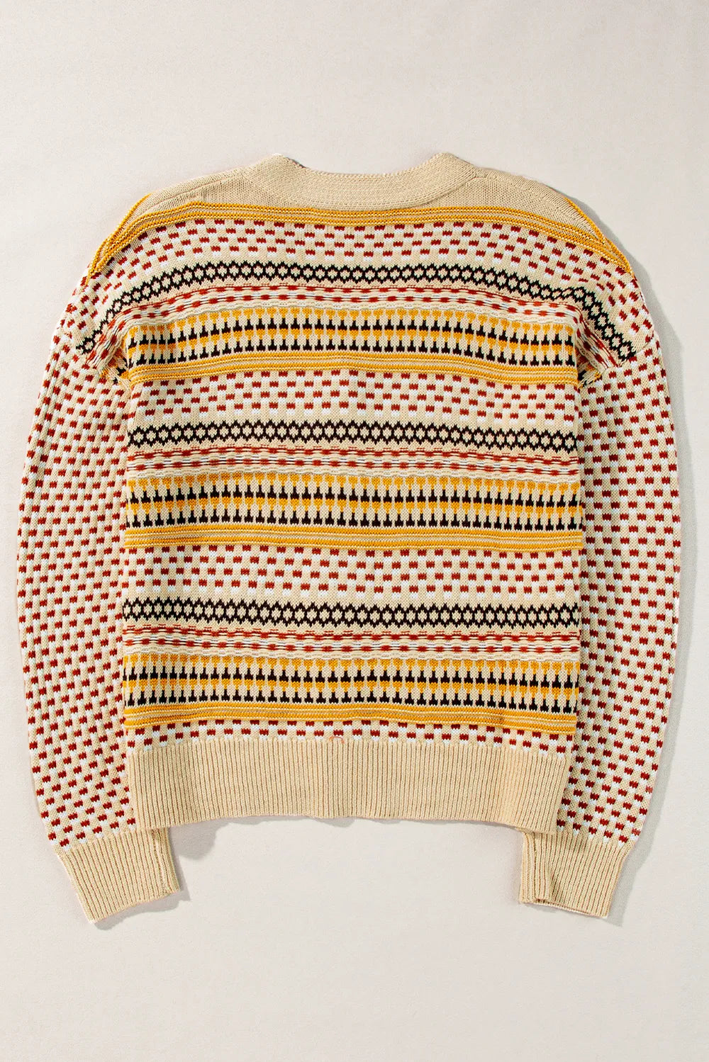 Button Down Long Sleeve Cardigan - Fashorio