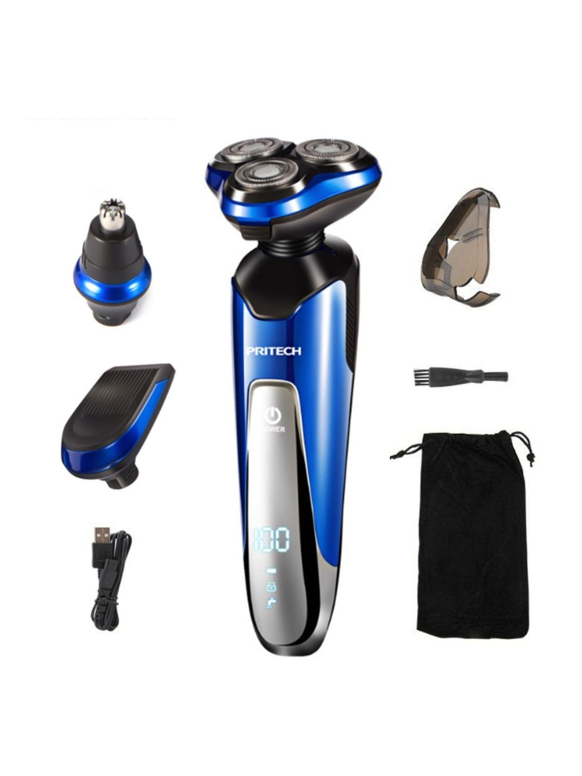 Waterproof shaver body detail