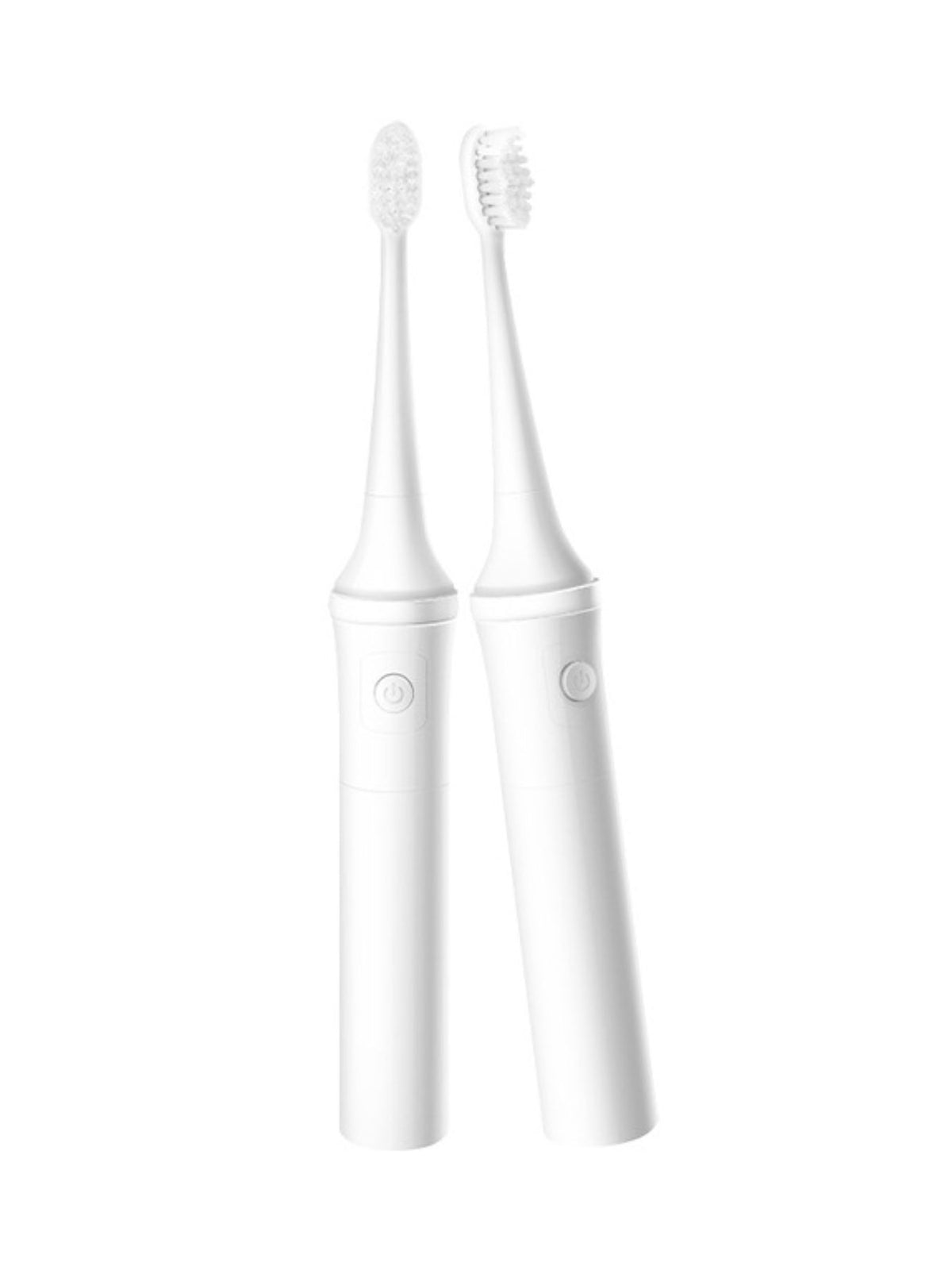 Electric toothbrush bristle head close up