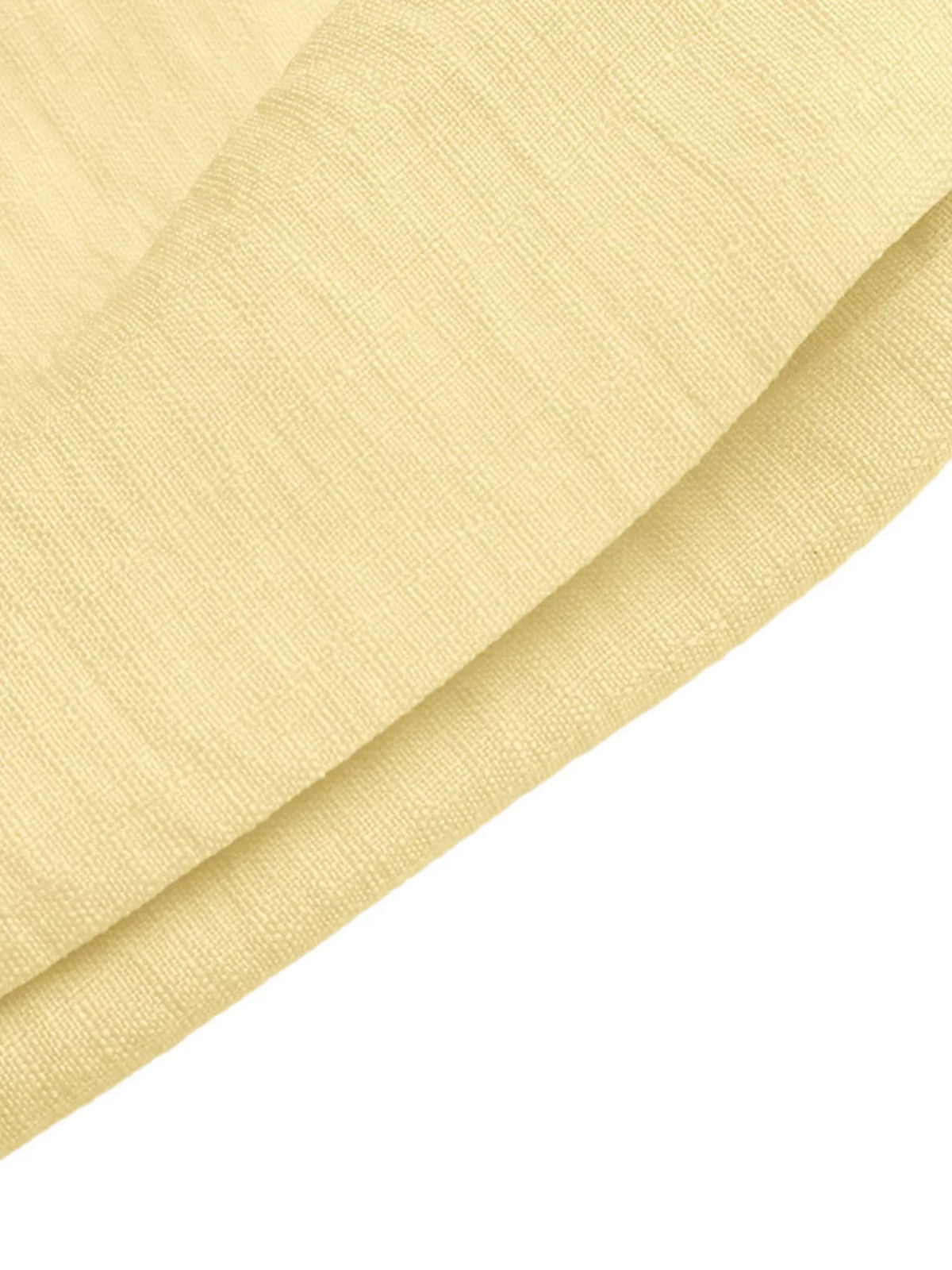 Yellow set fabric detail close up