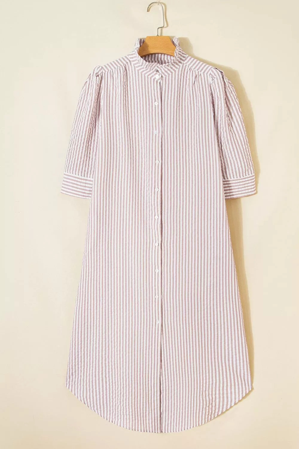 Shirt dress pocket detail