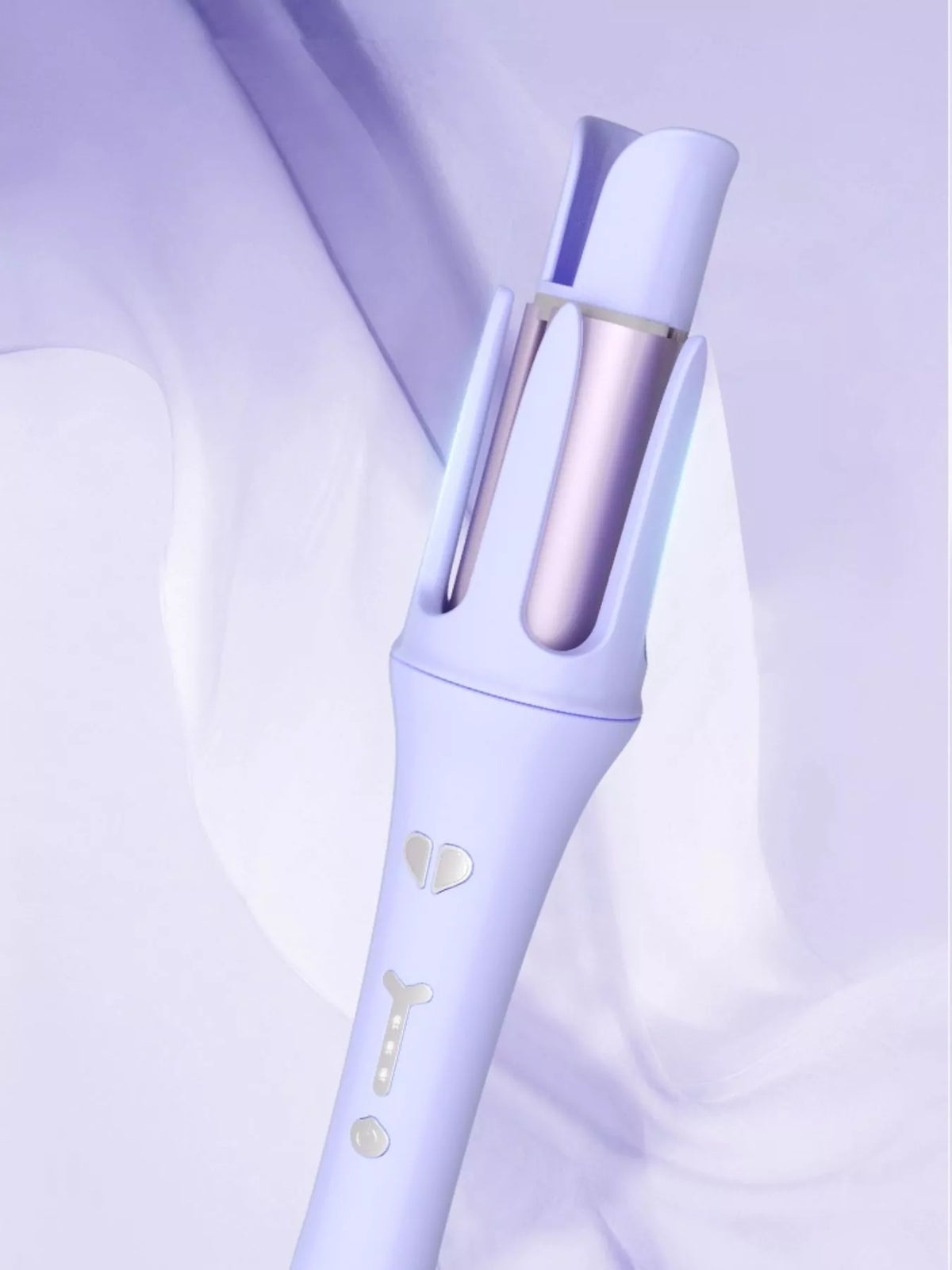 Curling iron rotating chamber close up