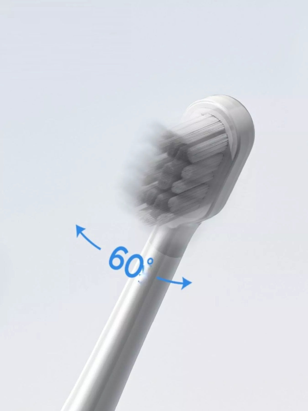 Toothbrush held in hand