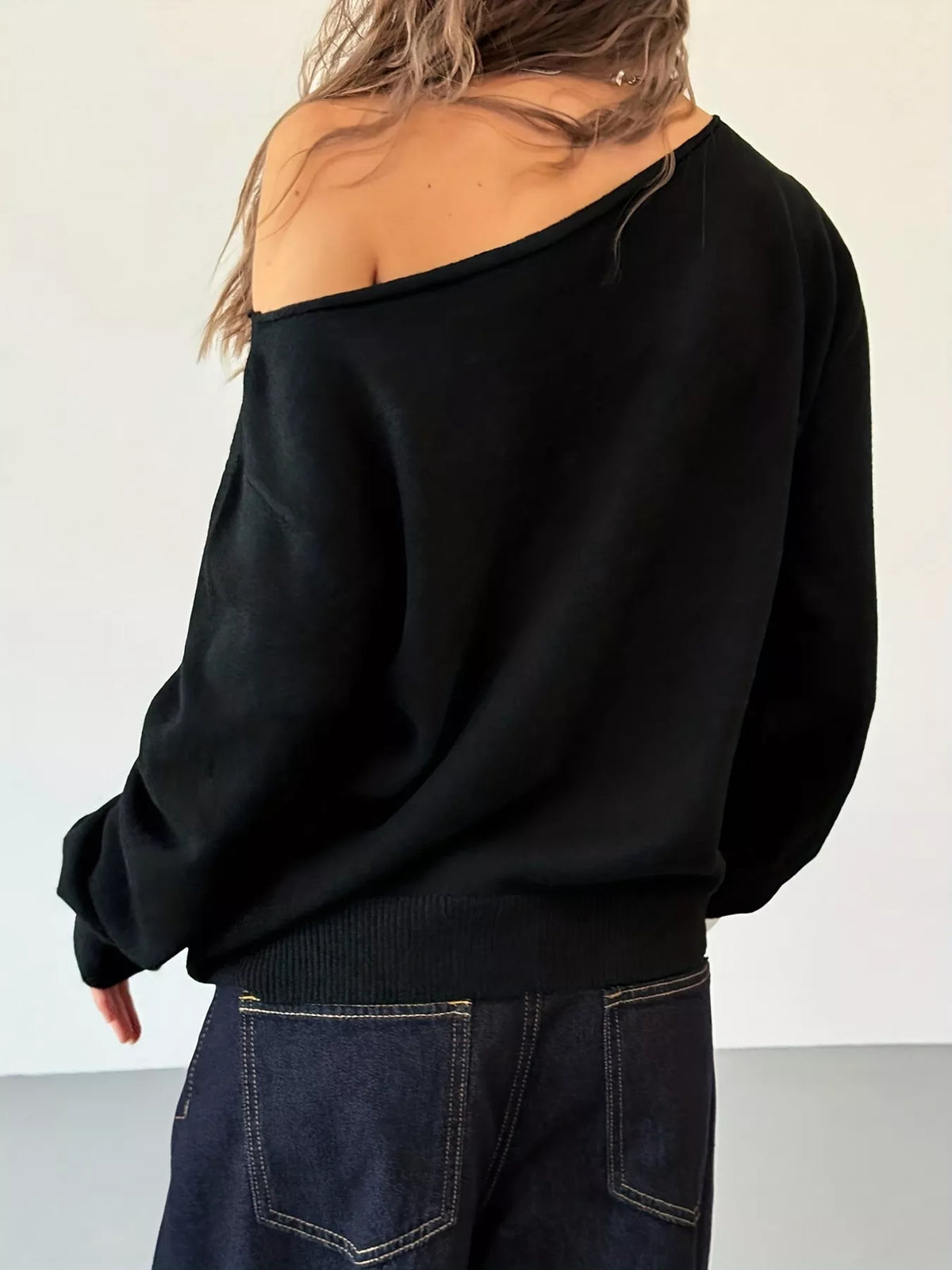 Studded top styled with trousers