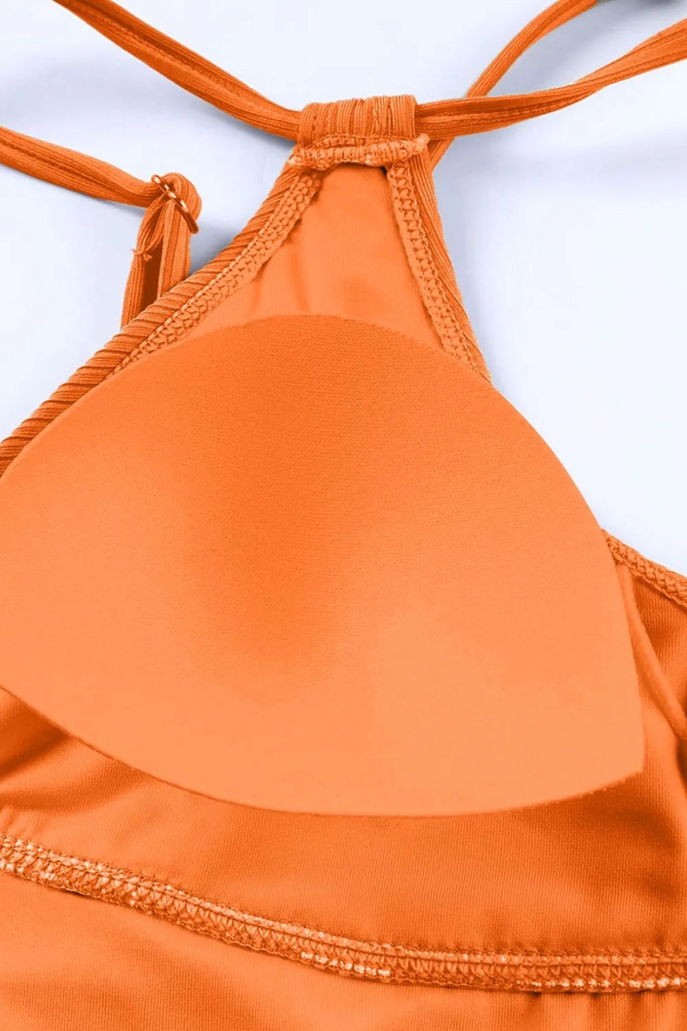 Drawstring Plunge One-Piece Swimwear - Fashorio