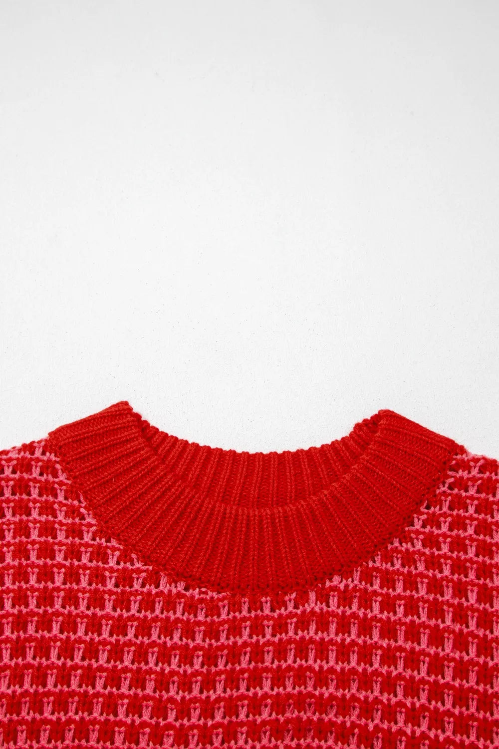 Crochet ruffle sweater full length outfit