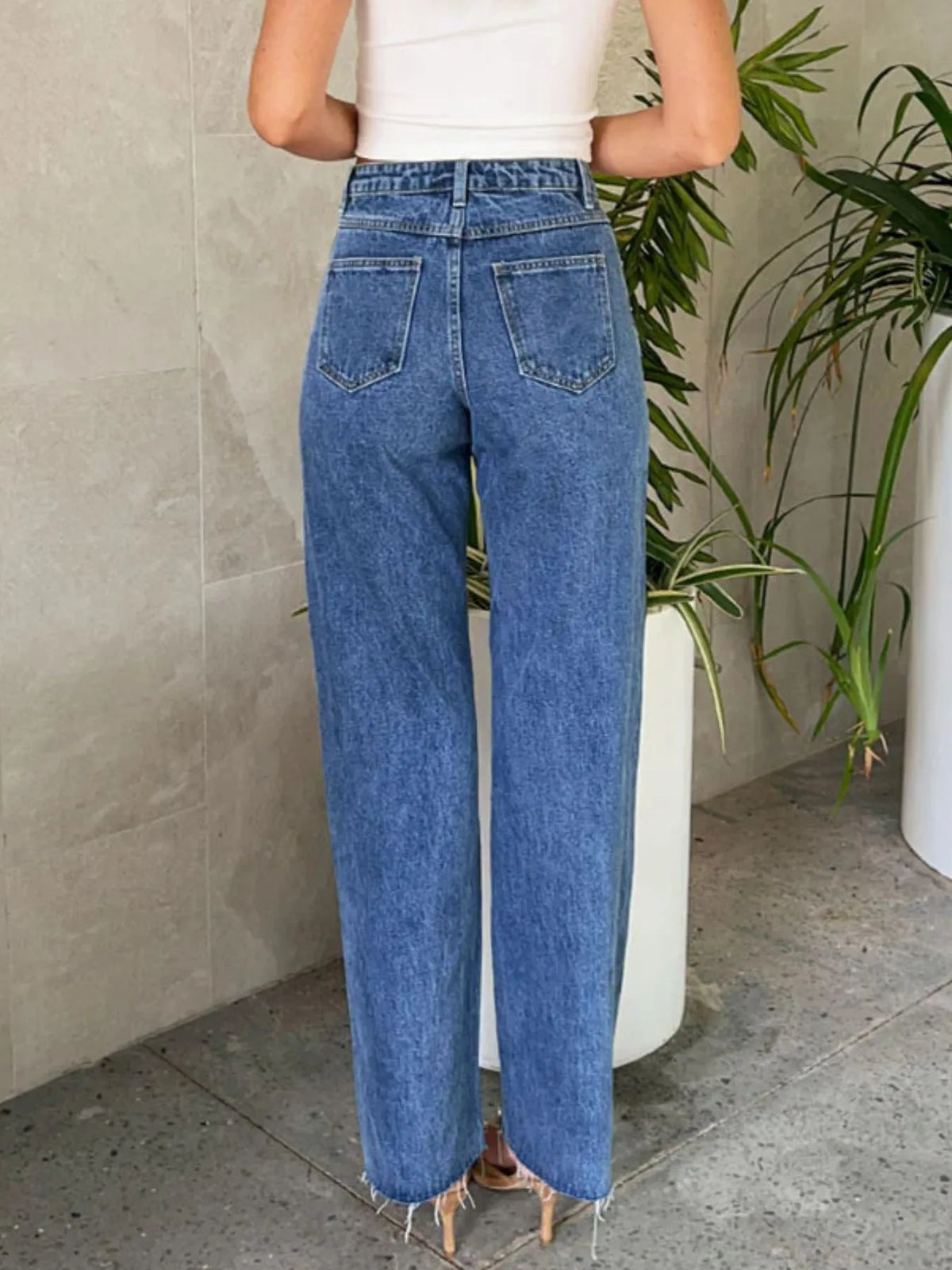 Pearl jeans back view