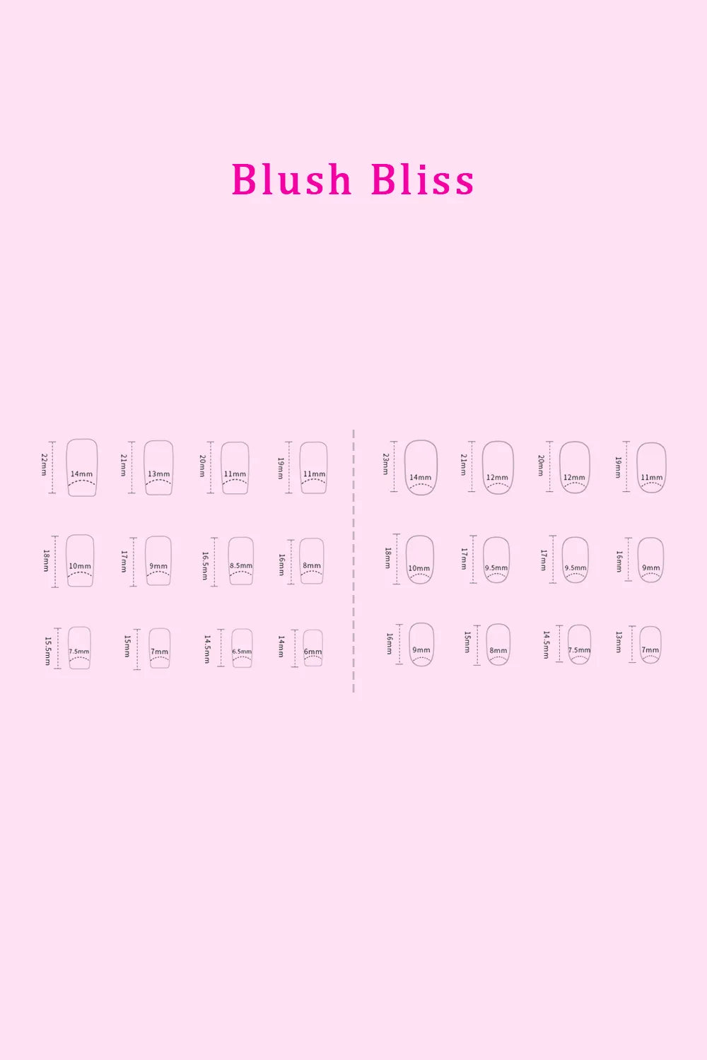 Press on nails styled look