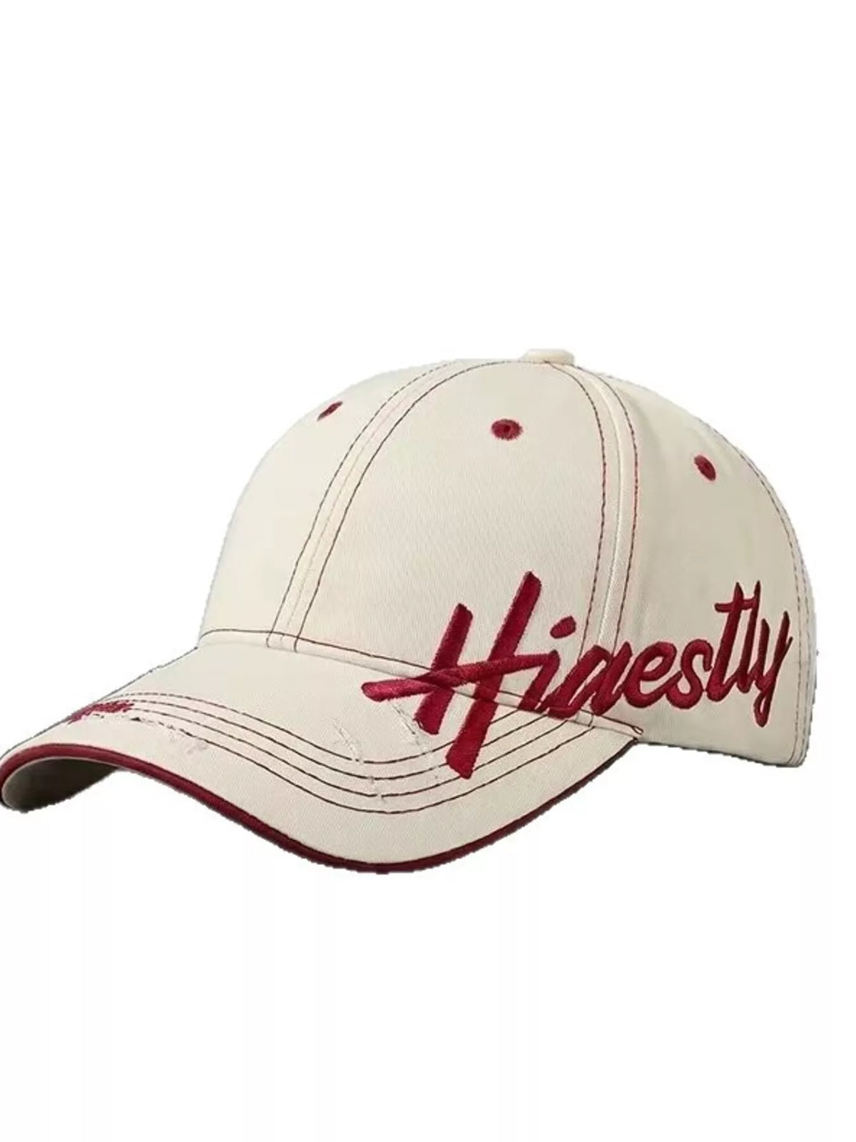 Back view of the one size baseball cap showing the closure