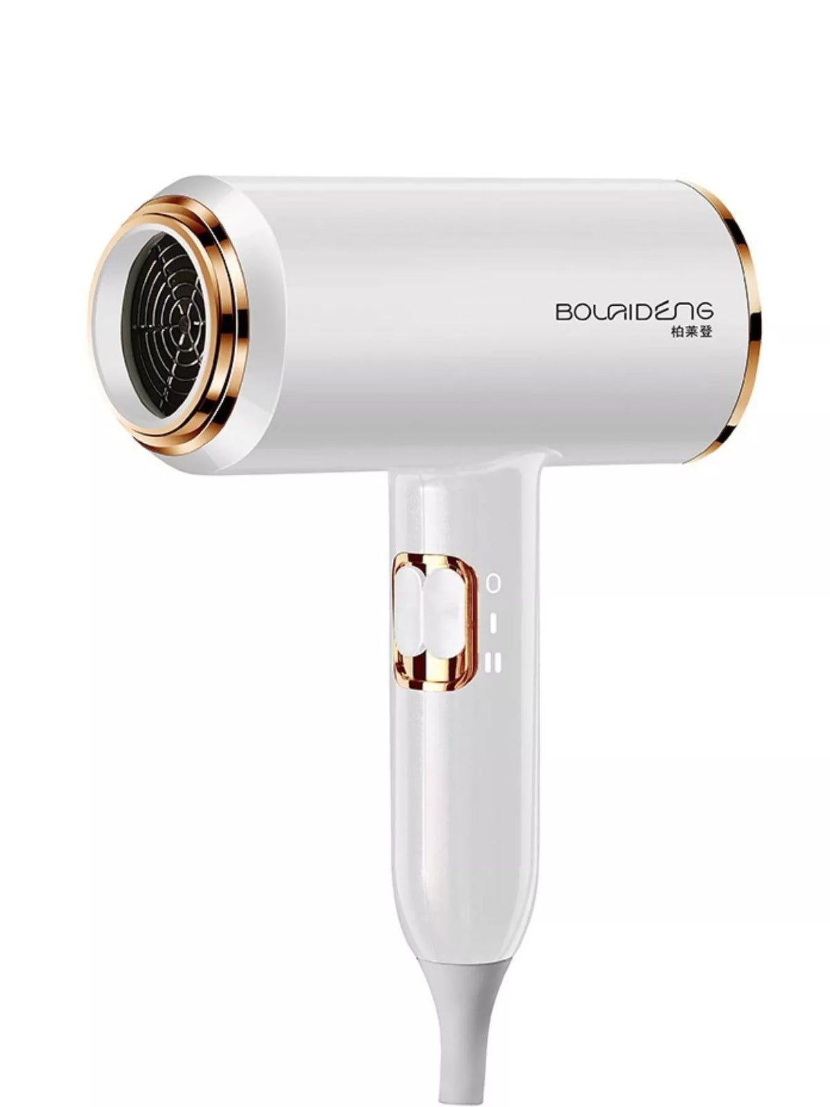 Negative ion hair dryer full view with cable
