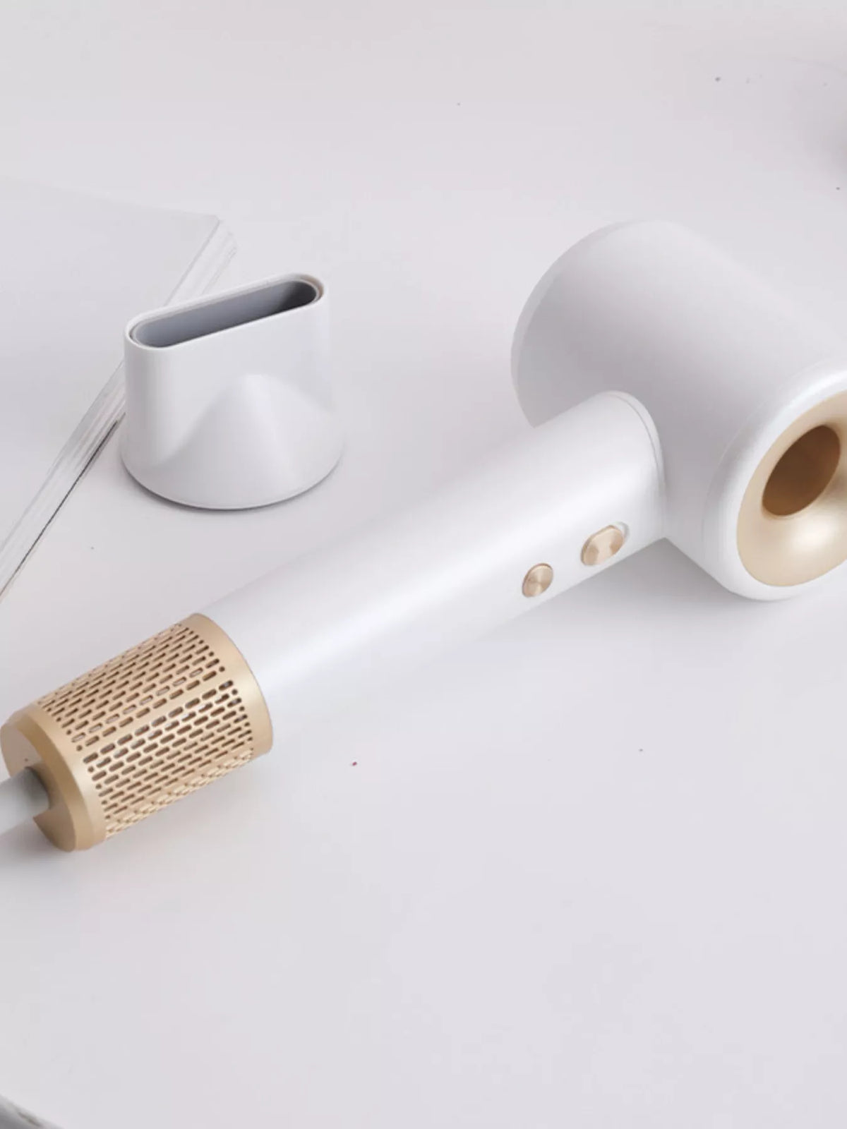 Hair dryer air inlet detail