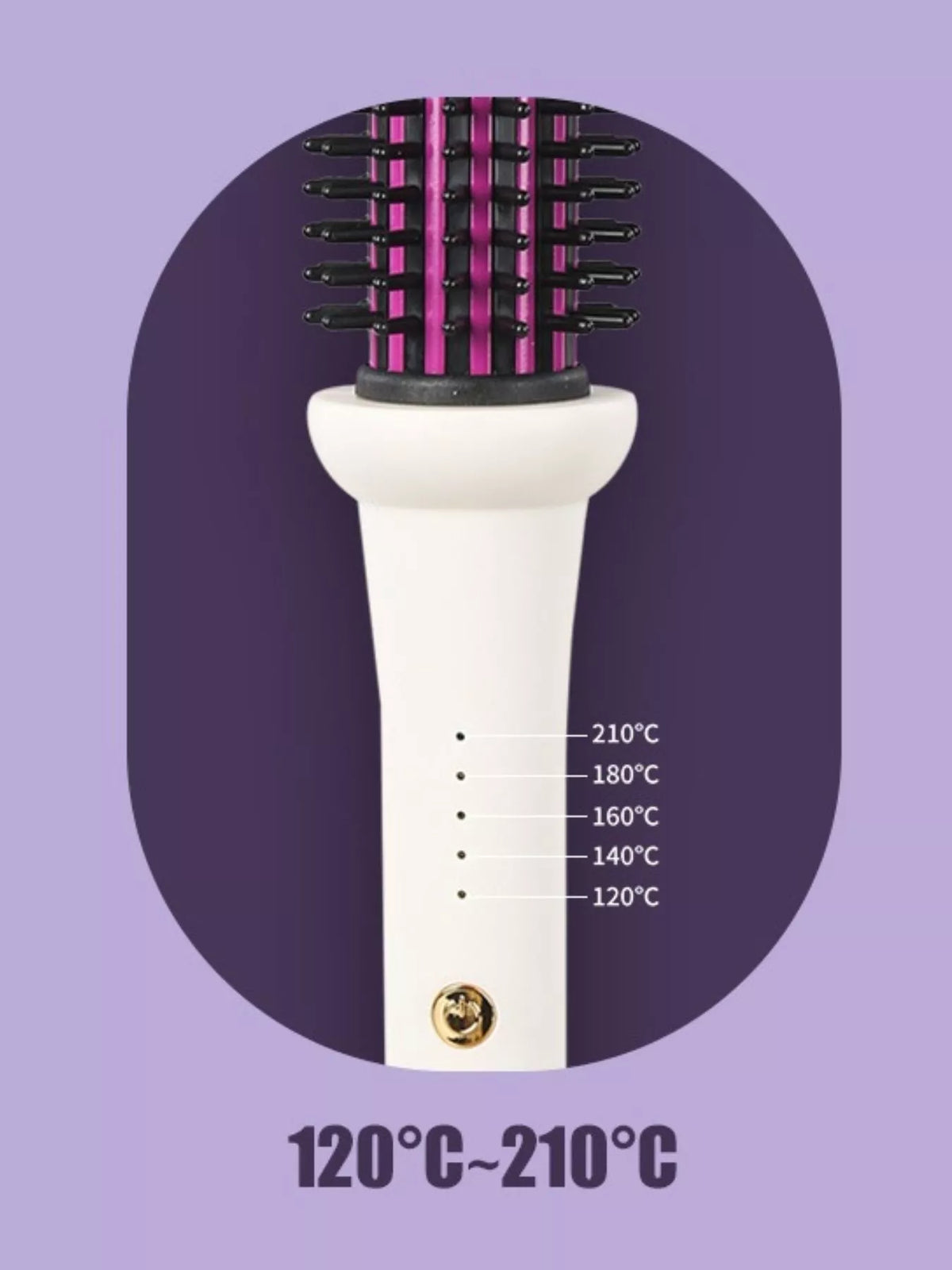 Curling iron full length view