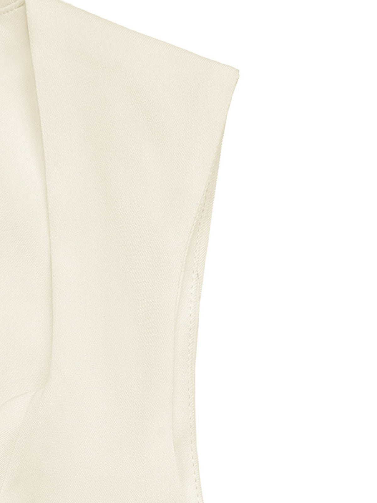 Vest and skirt set side profile view