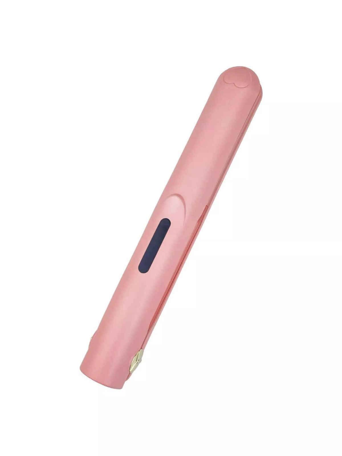 Hair straightener in dusty pink