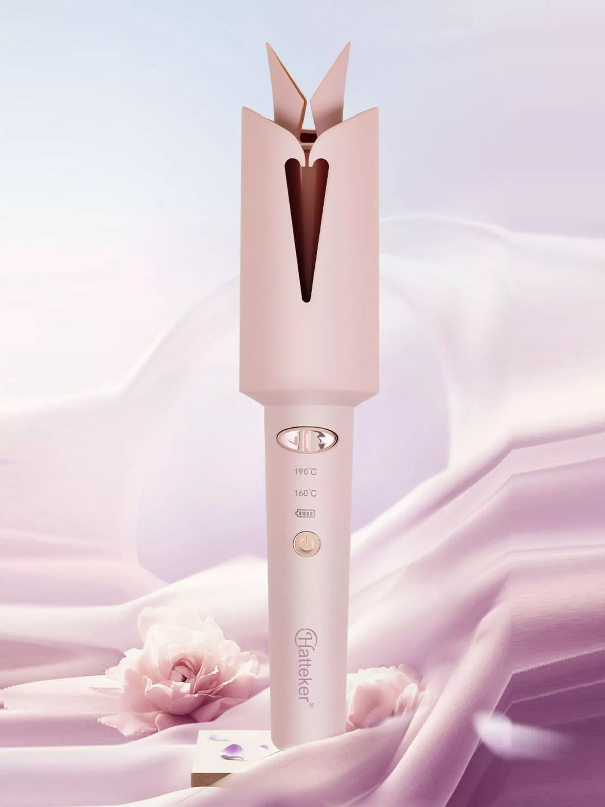 Curling iron auto curl chamber close up
