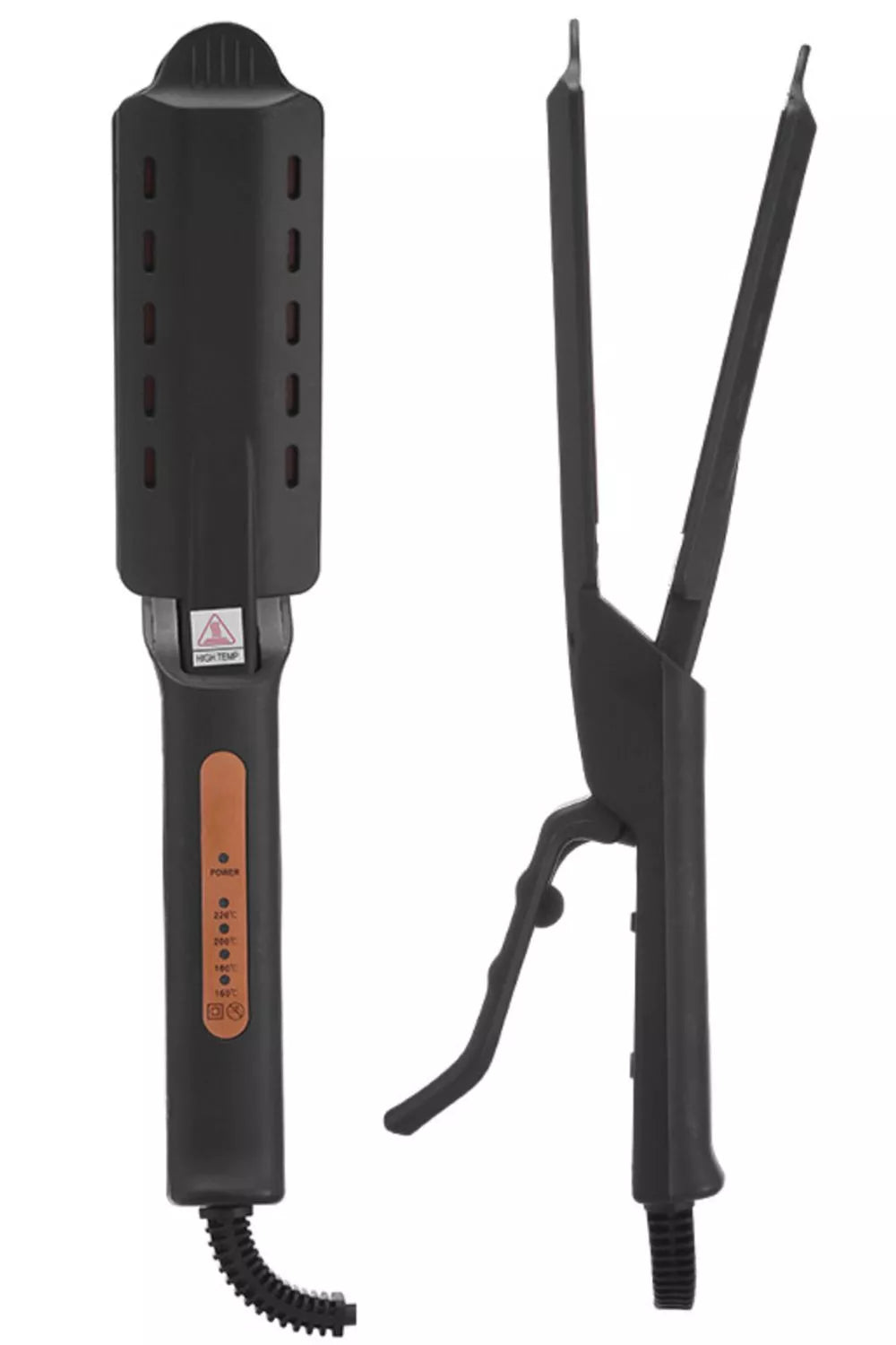 Black multi speed 2 in 1 hair straightener