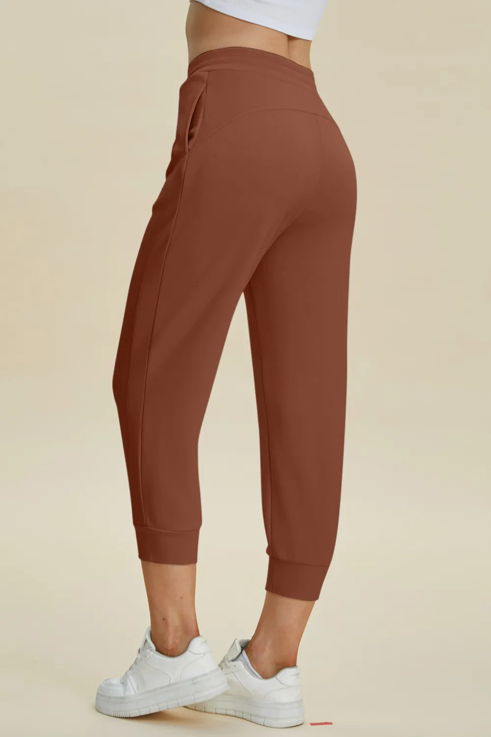 Basic Bae cropped pants final styling view