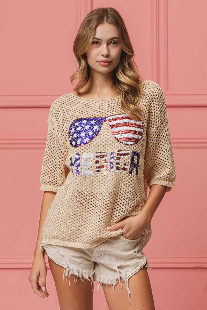 Womens swimwear sequin cover up