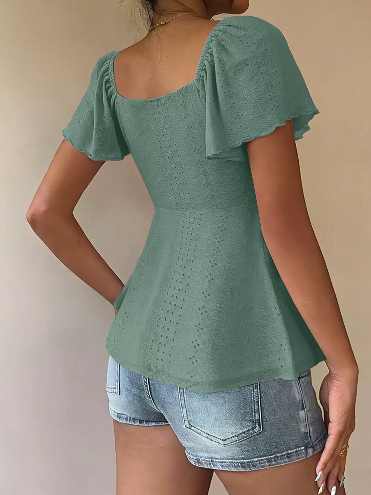 Sweetheart top shown in a soft pink shade