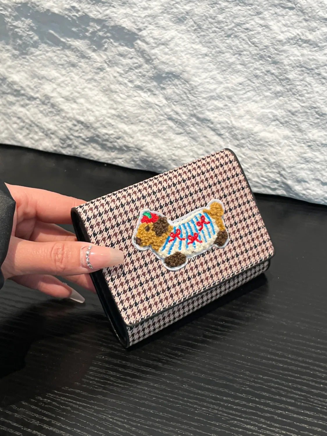 PU Leather Printed Wallet Style B One Size - Fashorio