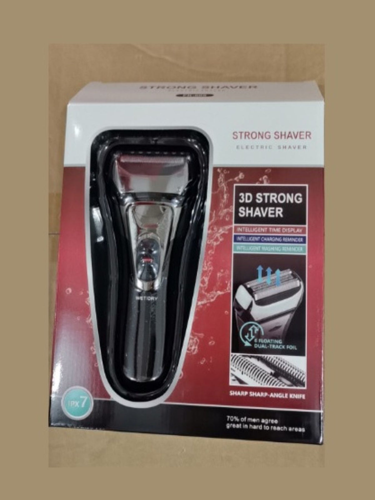 Electric shaver with digital display full set