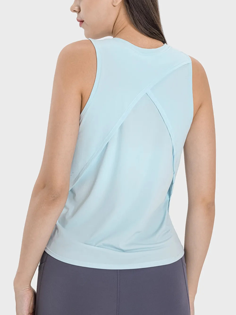 Round Neck Active Tank view 12